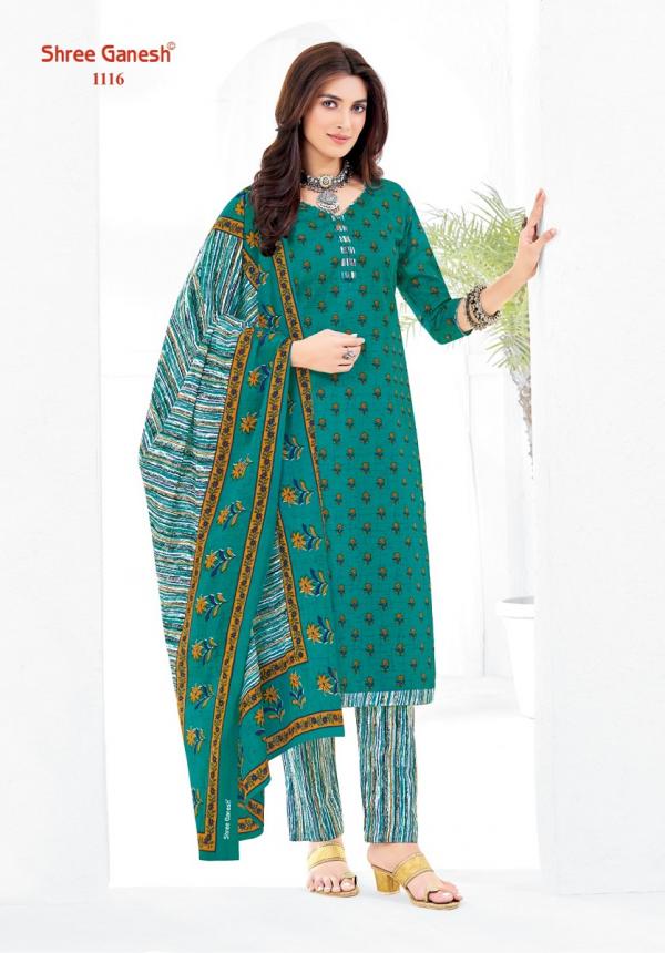 Shree Ganesh Vaani Vol 1 Premium Slub Designer Dress Material Collection